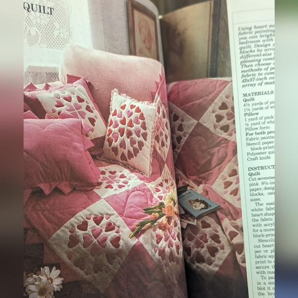 Vintage Hearts Arts Crafts Sewing - Picture 5 of 15